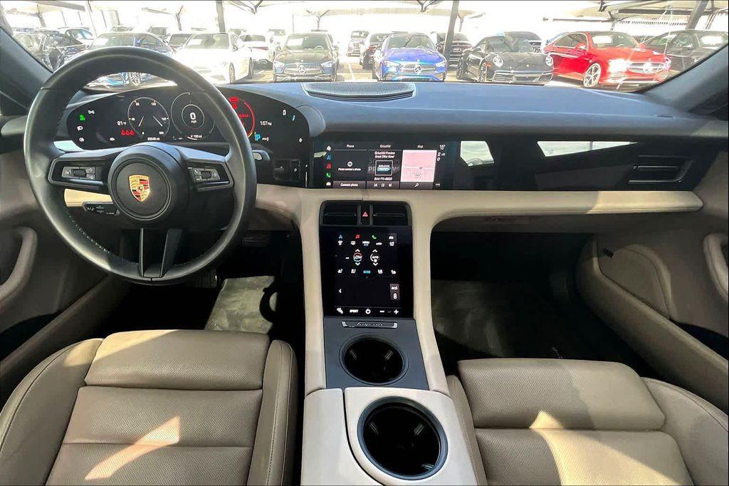 used 2022 Porsche Taycan car, priced at $57,889