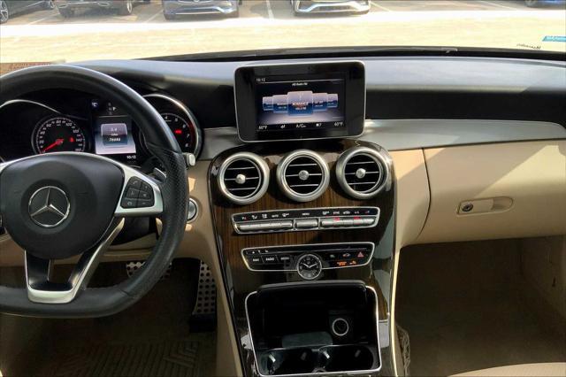 used 2018 Mercedes-Benz C-Class car, priced at $23,967