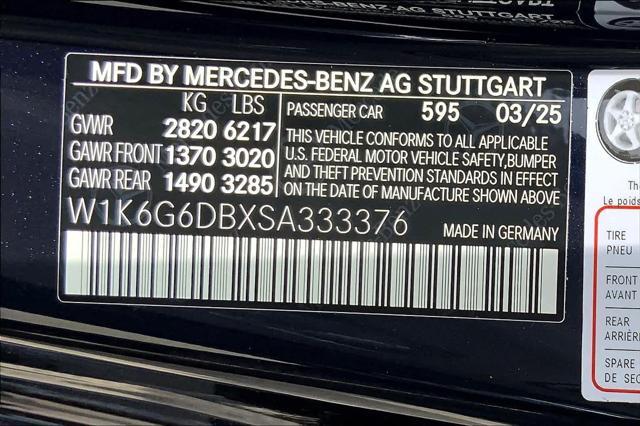 new 2025 Mercedes-Benz S-Class car, priced at $127,285