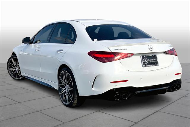 new 2025 Mercedes-Benz AMG C 43 car, priced at $73,275