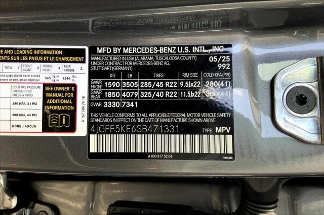 new 2025 Mercedes-Benz GLS 450 car, priced at $96,495