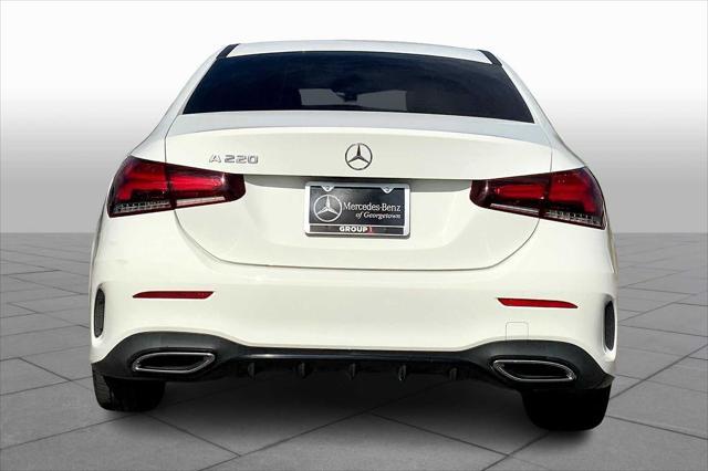 used 2022 Mercedes-Benz A-Class car, priced at $30,783