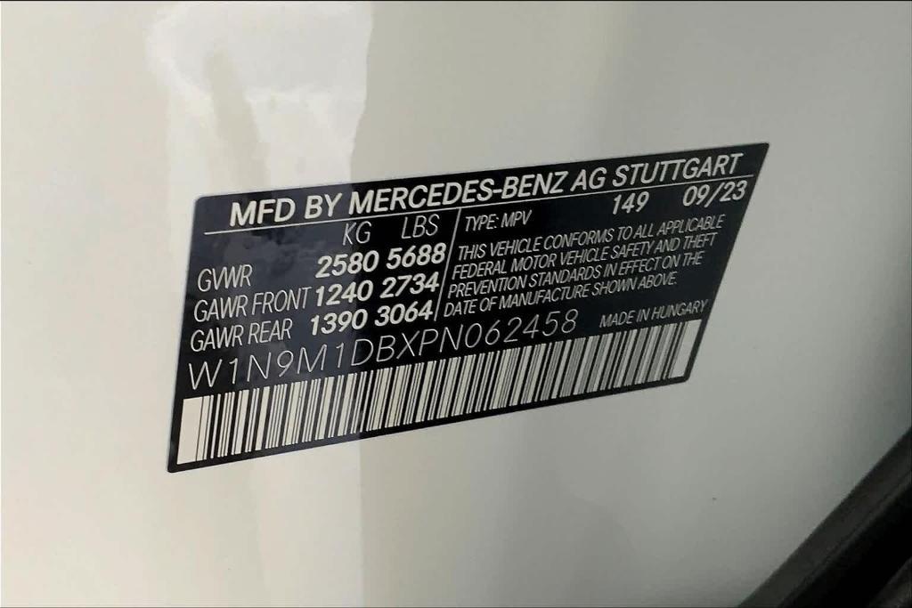 new 2023 Mercedes-Benz EQB 350 car, priced at $68,250