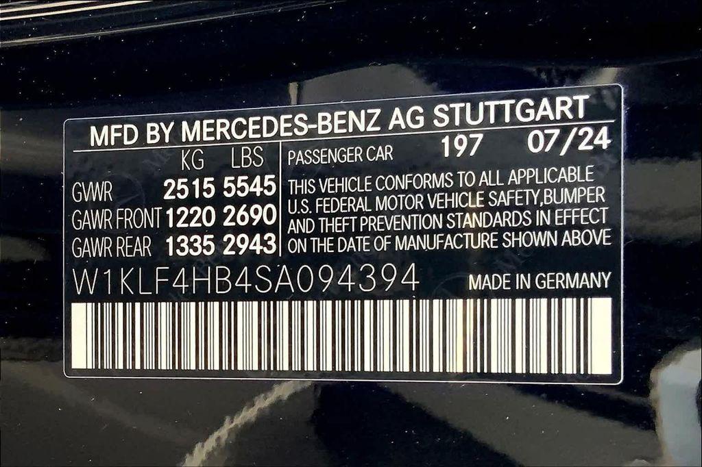 new 2025 Mercedes-Benz E-Class car, priced at $81,820