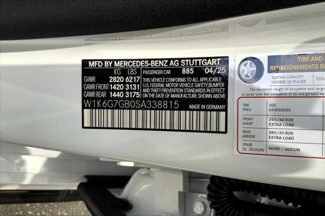 new 2025 Mercedes-Benz S-Class car, priced at $140,480