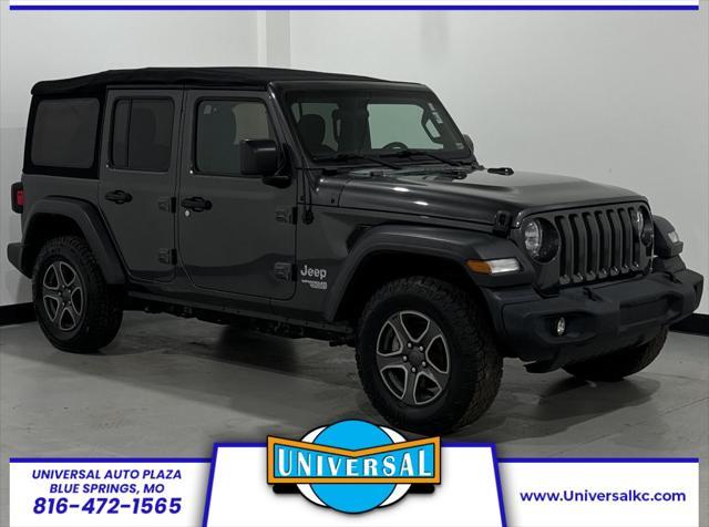 used 2018 Jeep Wrangler Unlimited car, priced at $21,672