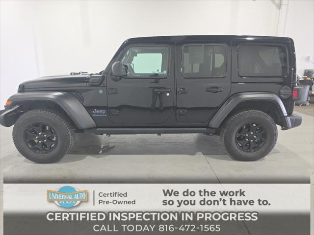 used 2023 Jeep Wrangler 4xe car, priced at $29,354