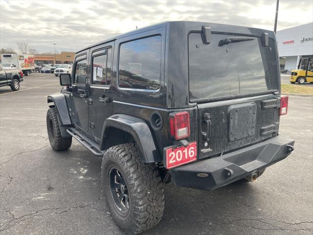 used 2016 Jeep Wrangler Unlimited car, priced at $21,883