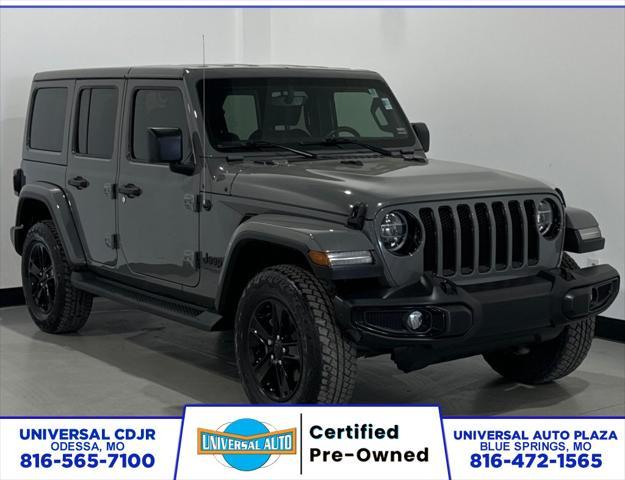 used 2021 Jeep Wrangler Unlimited car, priced at $36,536