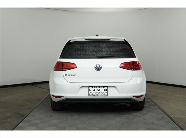 used 2016 Volkswagen e-Golf car, priced at $11,995