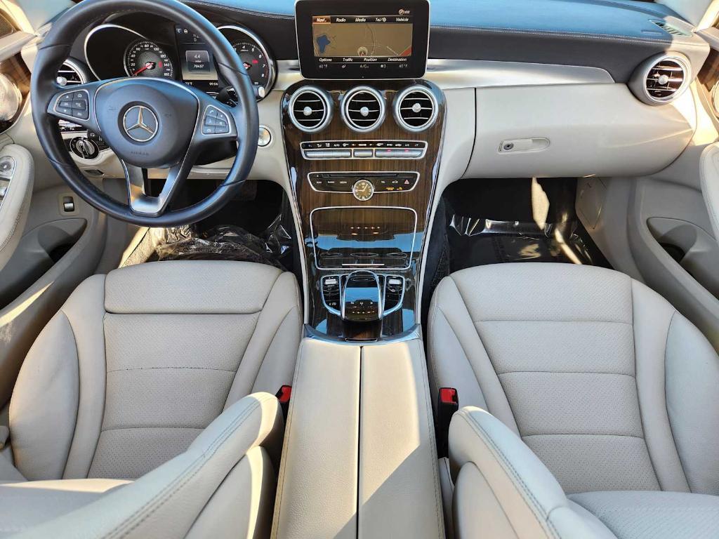 used 2015 Mercedes-Benz C-Class car, priced at $18,491