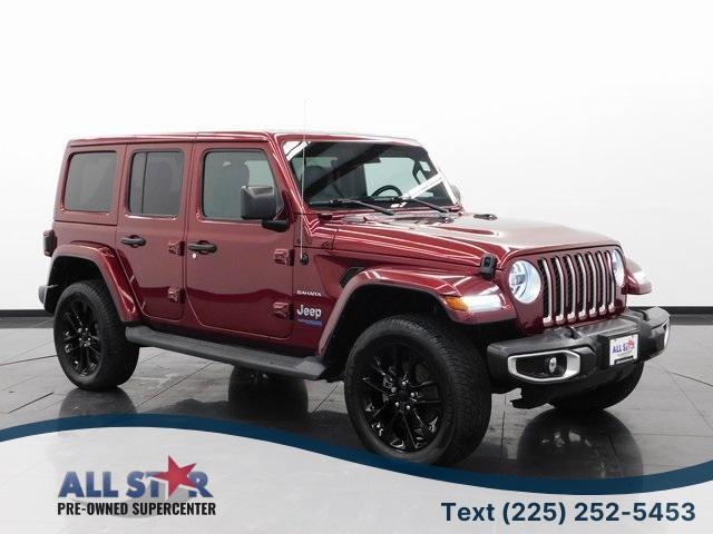 used 2021 Jeep Wrangler Unlimited 4xe car, priced at $35,114