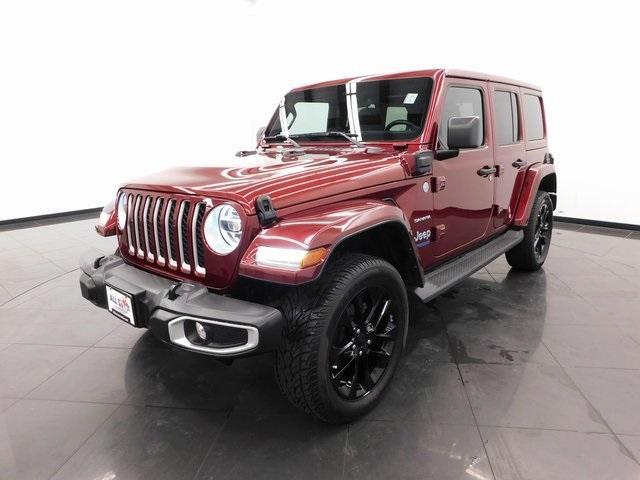 used 2021 Jeep Wrangler Unlimited 4xe car, priced at $35,114