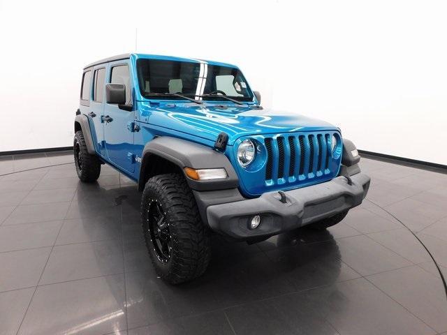 used 2020 Jeep Wrangler Unlimited car, priced at $34,420