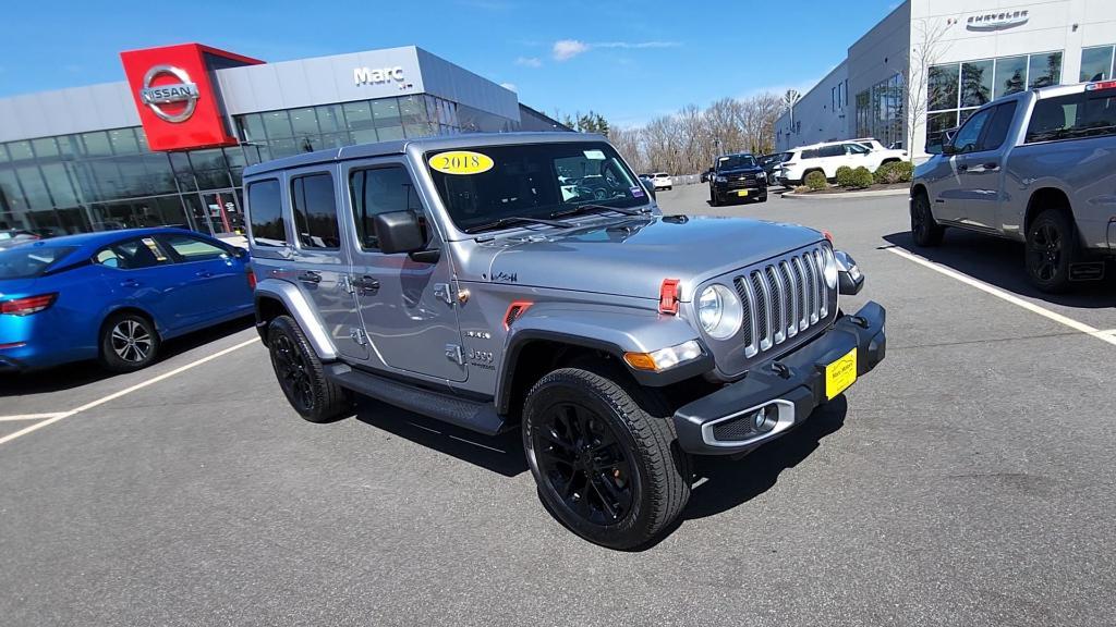 used 2018 Jeep Wrangler Unlimited car, priced at $32,924