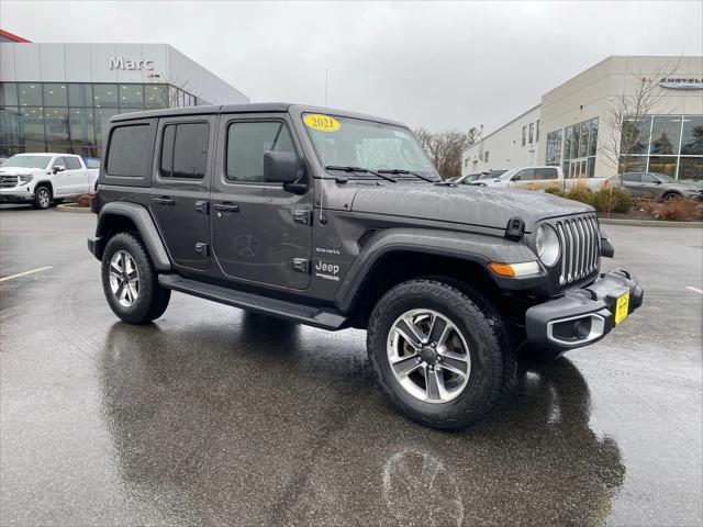 used 2021 Jeep Wrangler Unlimited car, priced at $37,097