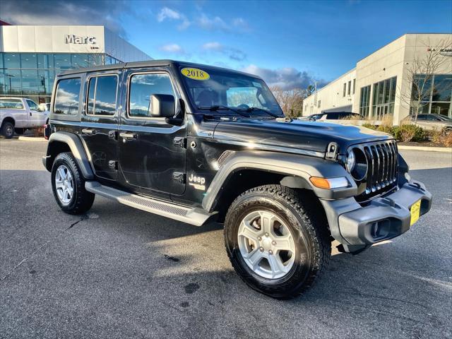 used 2018 Jeep Wrangler Unlimited car, priced at $26,471