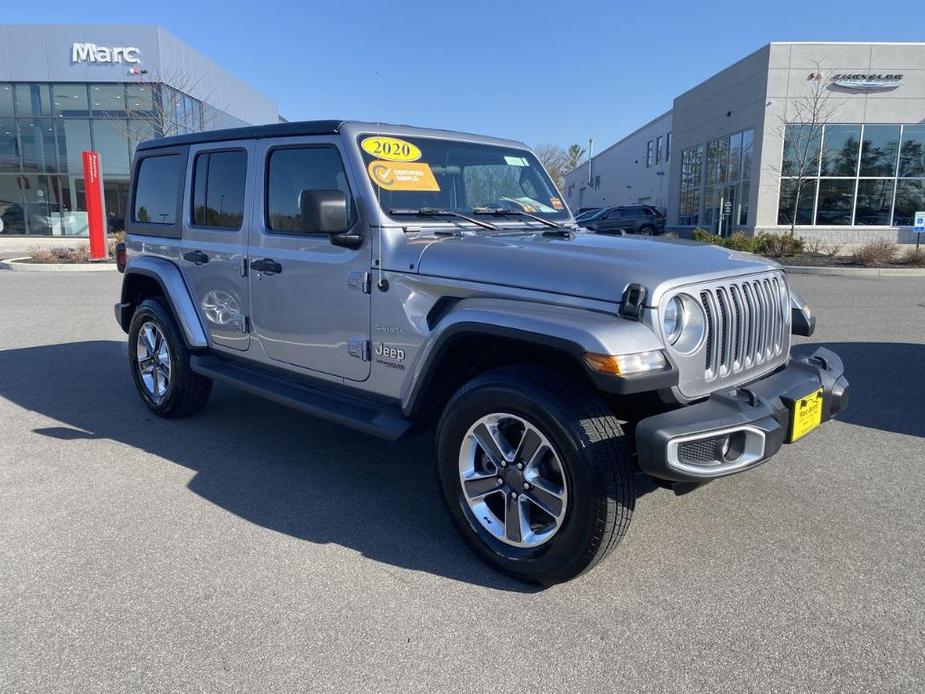 used 2020 Jeep Wrangler Unlimited car, priced at $35,187