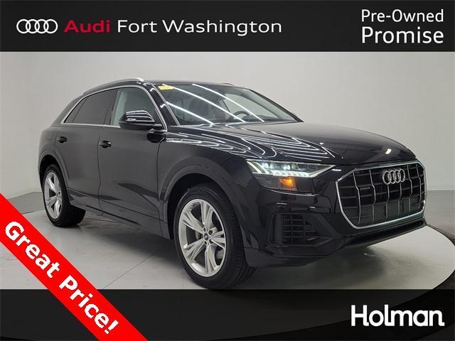 used 2023 Audi Q8 car, priced at $51,900