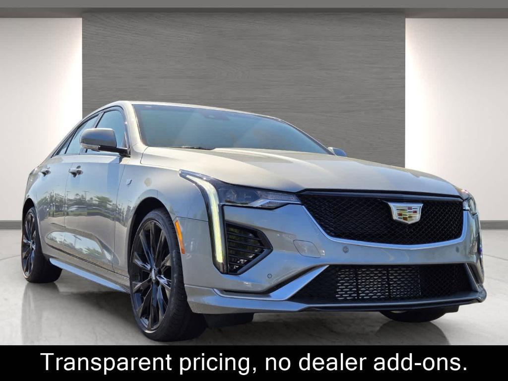 new 2025 Cadillac CT4 car, priced at $51,260