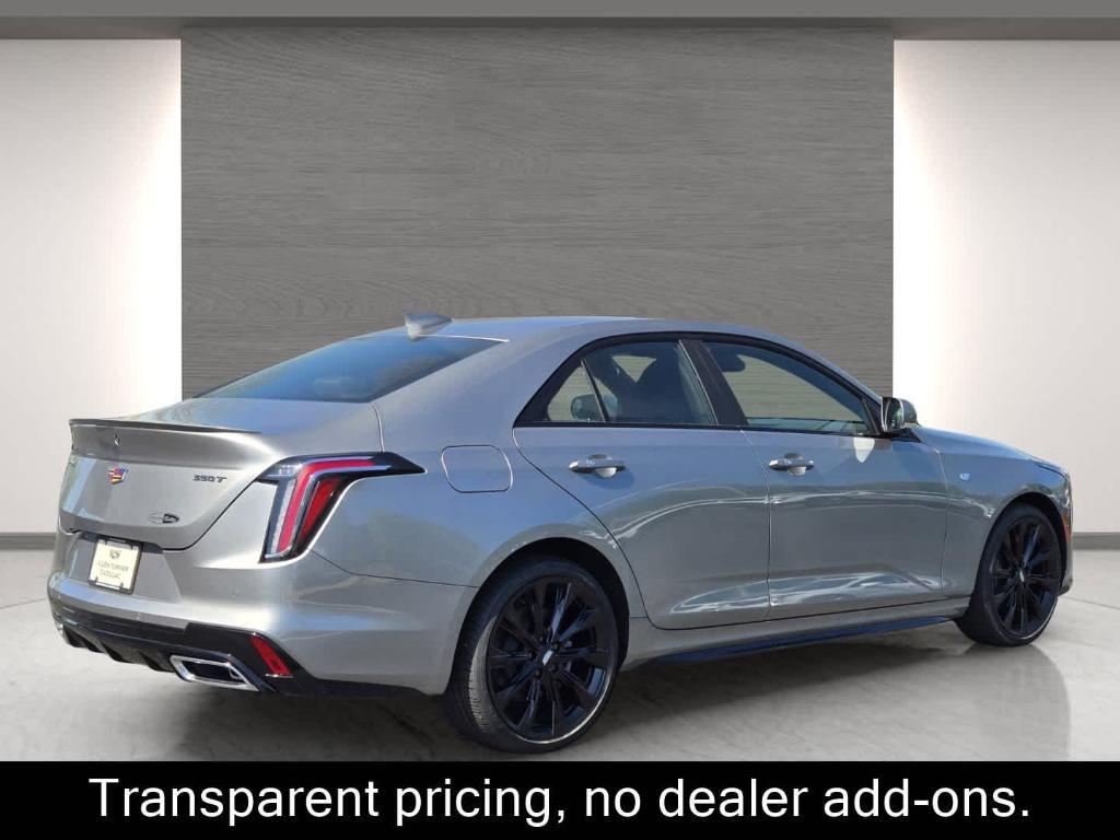 new 2025 Cadillac CT4 car, priced at $51,260
