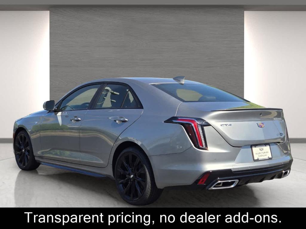 new 2025 Cadillac CT4 car, priced at $51,260
