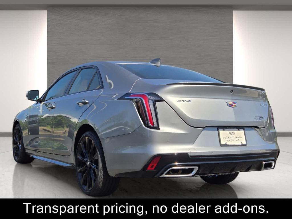new 2025 Cadillac CT4 car, priced at $51,260