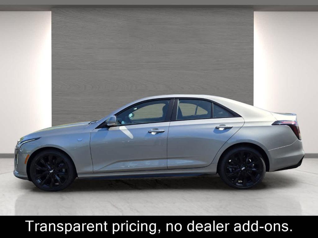 new 2025 Cadillac CT4 car, priced at $51,260