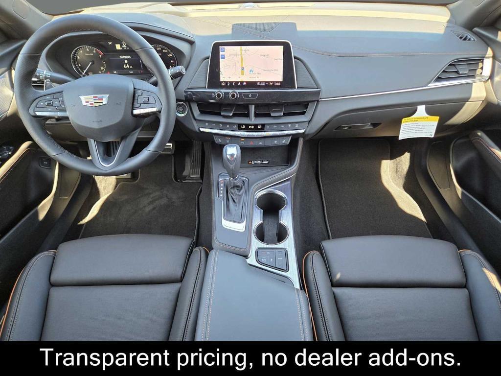new 2025 Cadillac CT4 car, priced at $51,260
