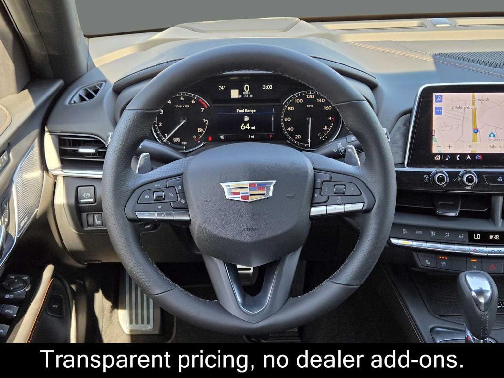 new 2025 Cadillac CT4 car, priced at $51,260