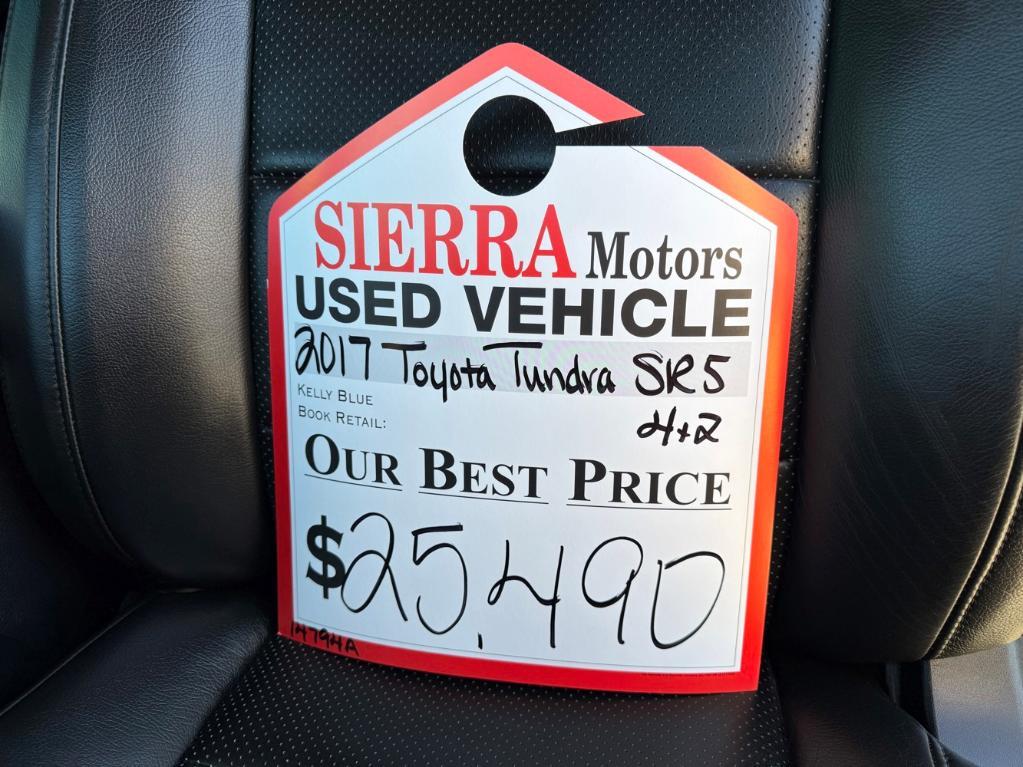 used 2017 Toyota Tundra car, priced at $25,490