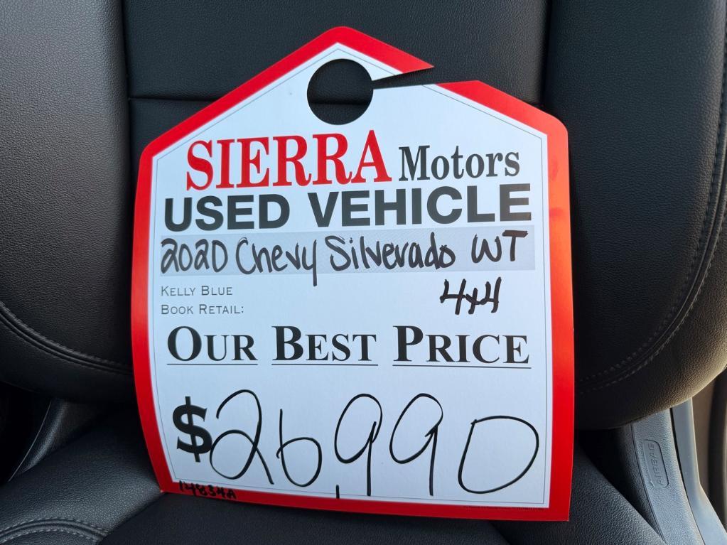 used 2020 Chevrolet Silverado 1500 car, priced at $26,990