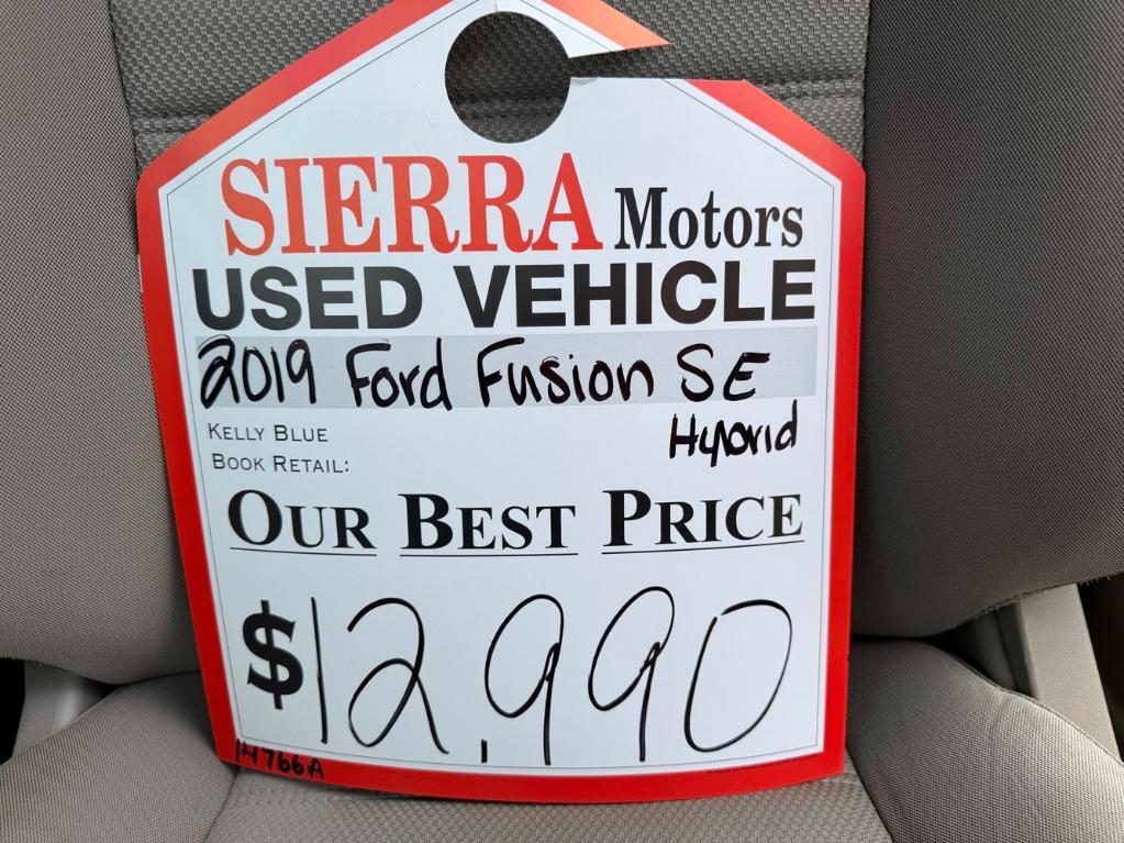 used 2019 Ford Fusion Hybrid car, priced at $12,990
