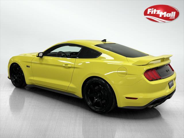 used 2021 Ford Mustang car, priced at $36,593