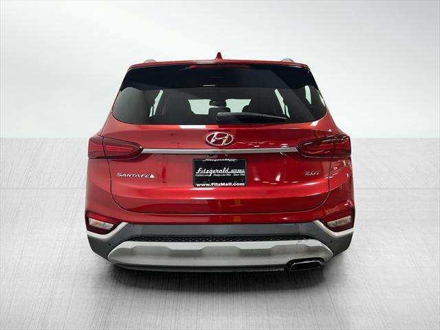used 2019 Hyundai Santa Fe car, priced at $21,195
