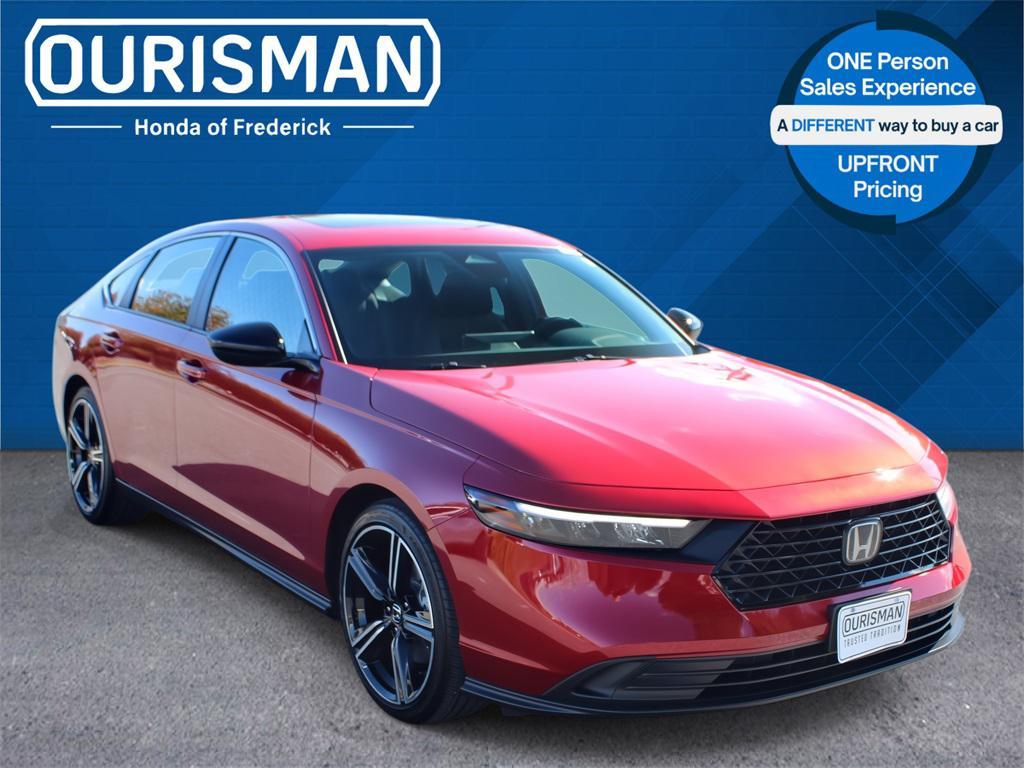 used 2024 Honda Accord Hybrid car, priced at $28,200