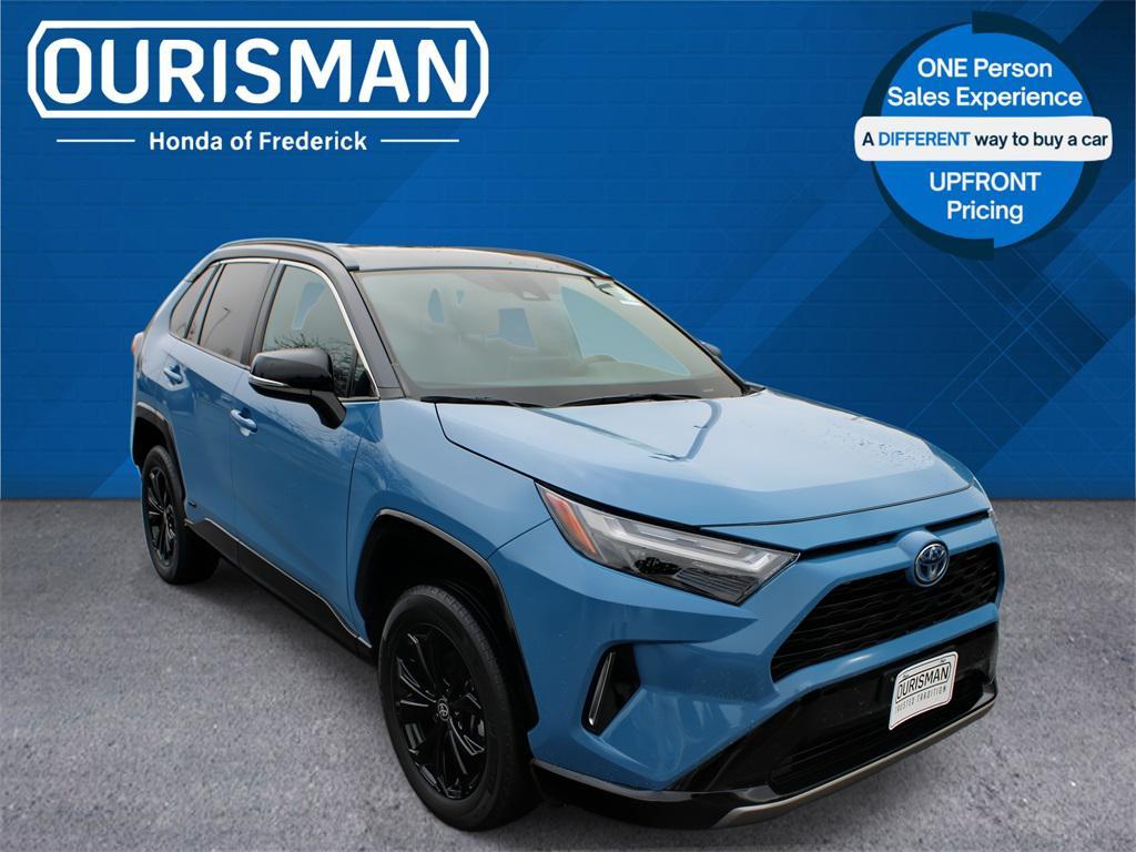used 2022 Toyota RAV4 Hybrid car, priced at $34,950