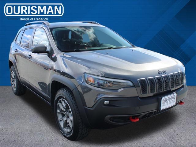 used 2021 Jeep Cherokee car, priced at $22,990