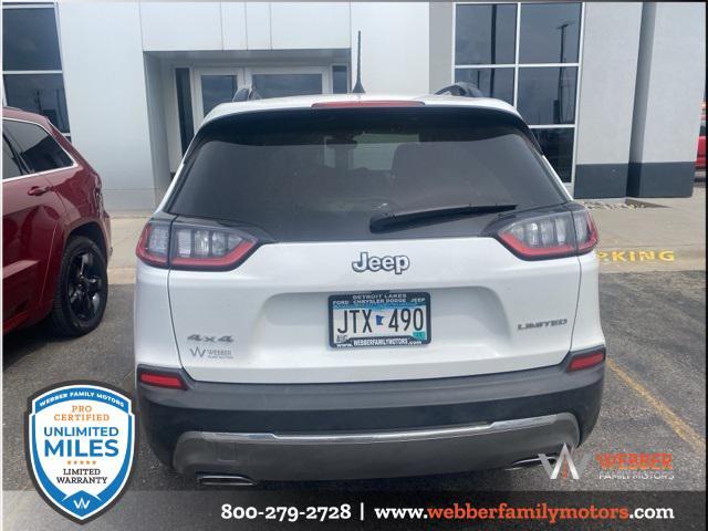 used 2022 Jeep Cherokee car, priced at $26,900