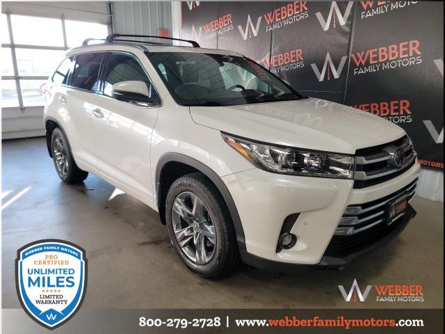 used 2019 Toyota Highlander car, priced at $31,900