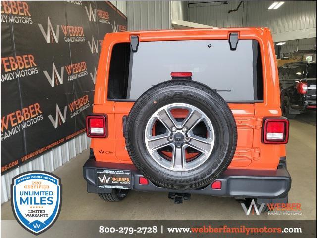 used 2020 Jeep Wrangler Unlimited car, priced at $30,450