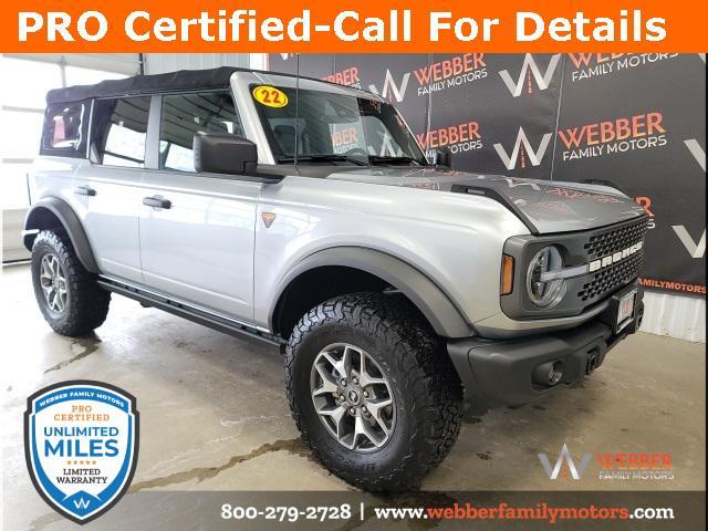 used 2022 Ford Bronco car, priced at $45,250