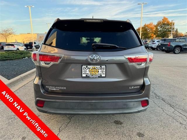 used 2016 Toyota Highlander car, priced at $22,000