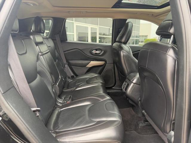 used 2017 Jeep Cherokee car, priced at $17,000