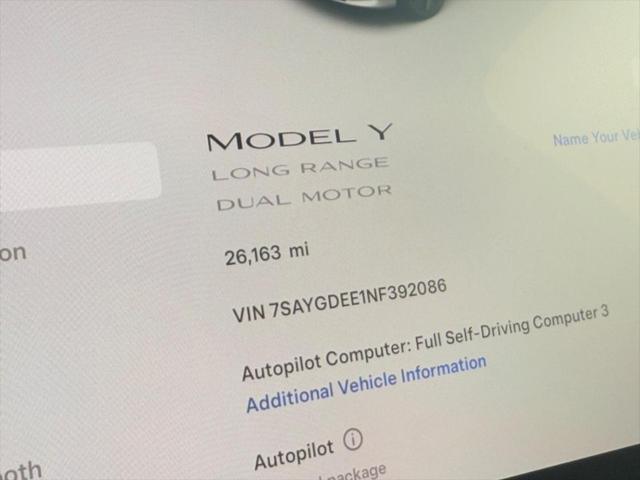 used 2022 Tesla Model Y car, priced at $30,990