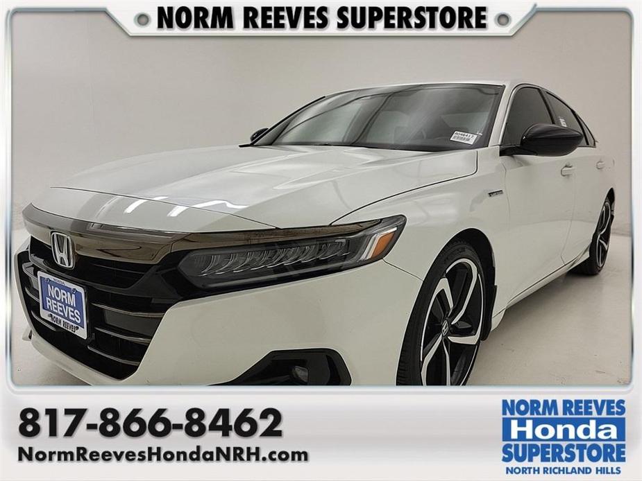 used 2022 Honda Accord Hybrid car, priced at $26,502