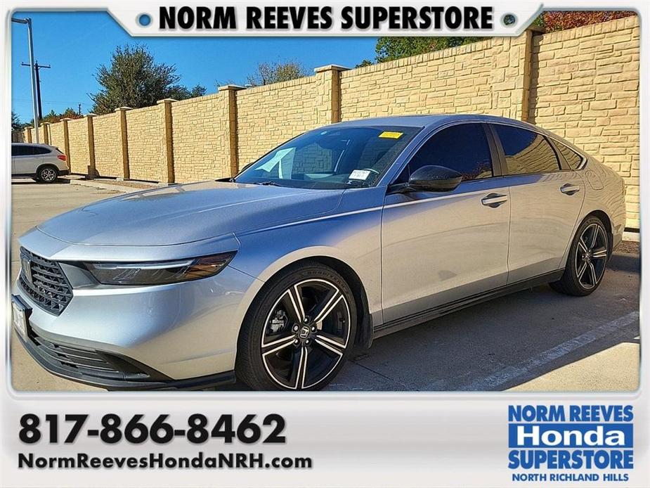 used 2023 Honda Accord Hybrid car, priced at $29,102