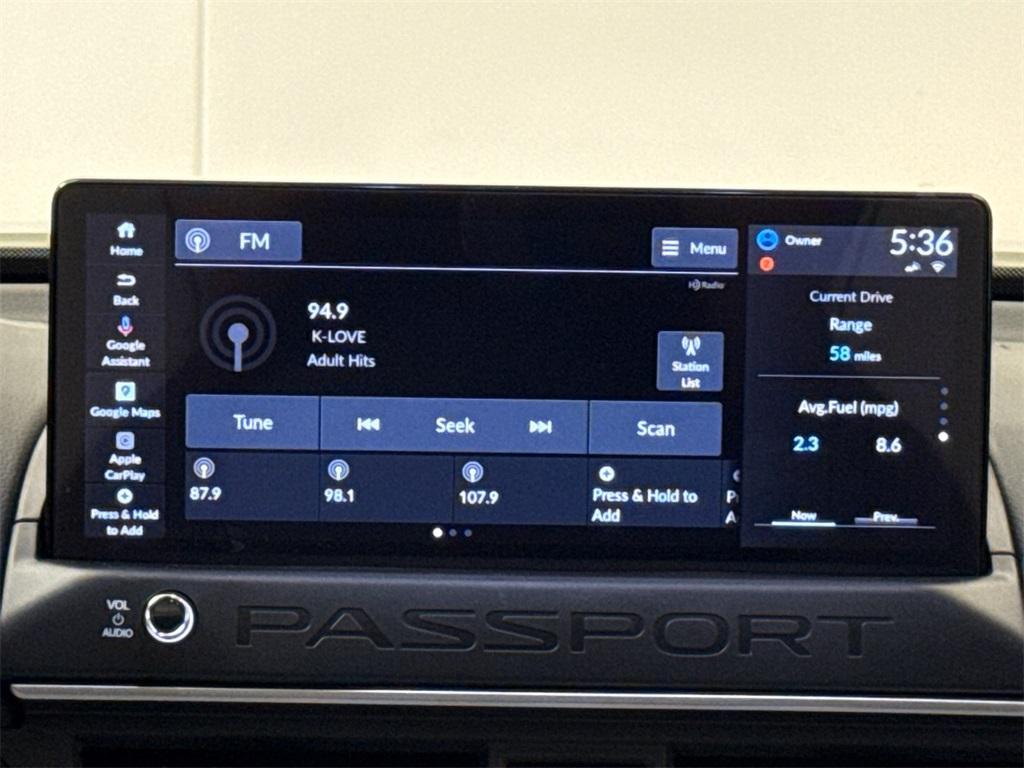 new 2026 Honda Passport car, priced at $55,105