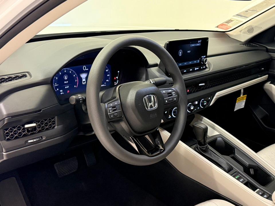 new 2025 Honda Accord car, priced at $30,806