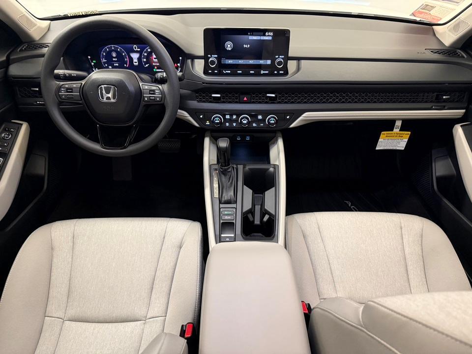 new 2025 Honda Accord car, priced at $30,806
